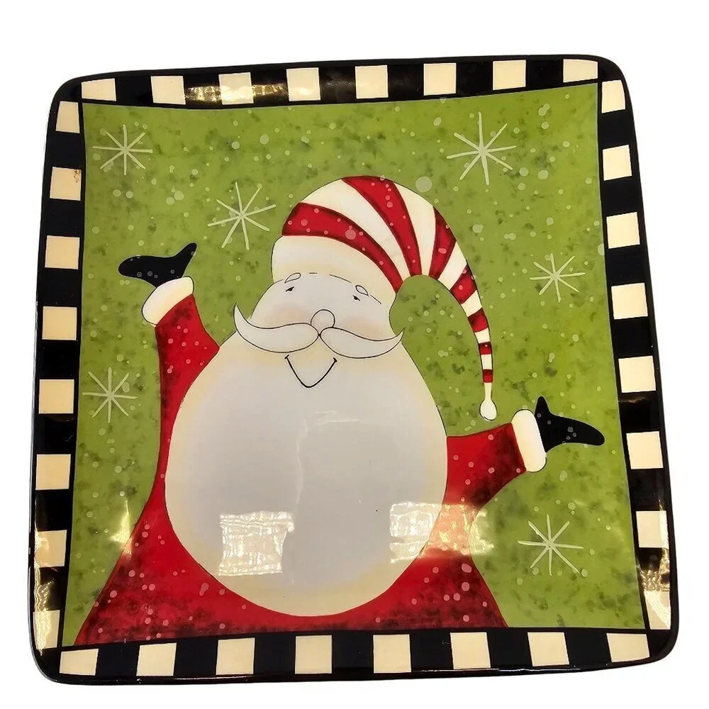 Certified International Whimsical Santa Clause Plate 8.5